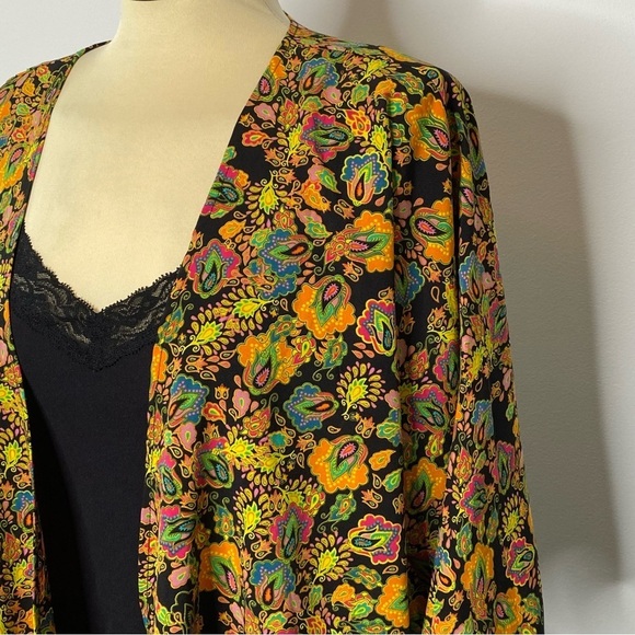 LuLaRoe Colorful Lindsay Cardigan - Picture 2 of 6